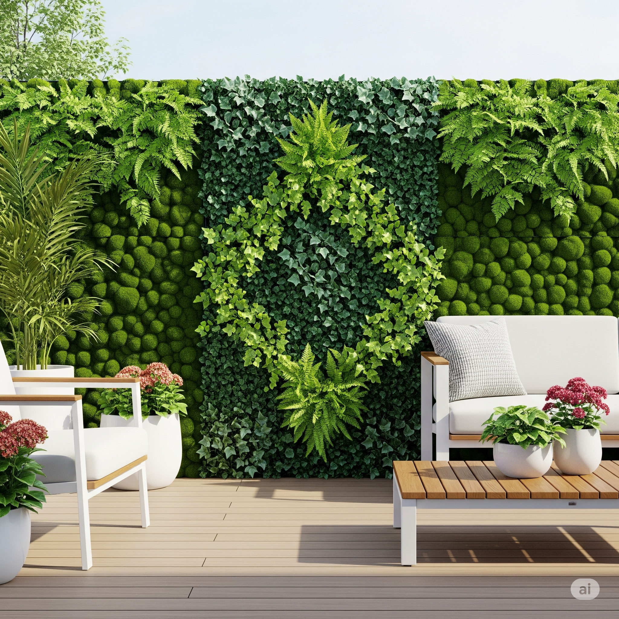 Artificial Vertical Garden Fence